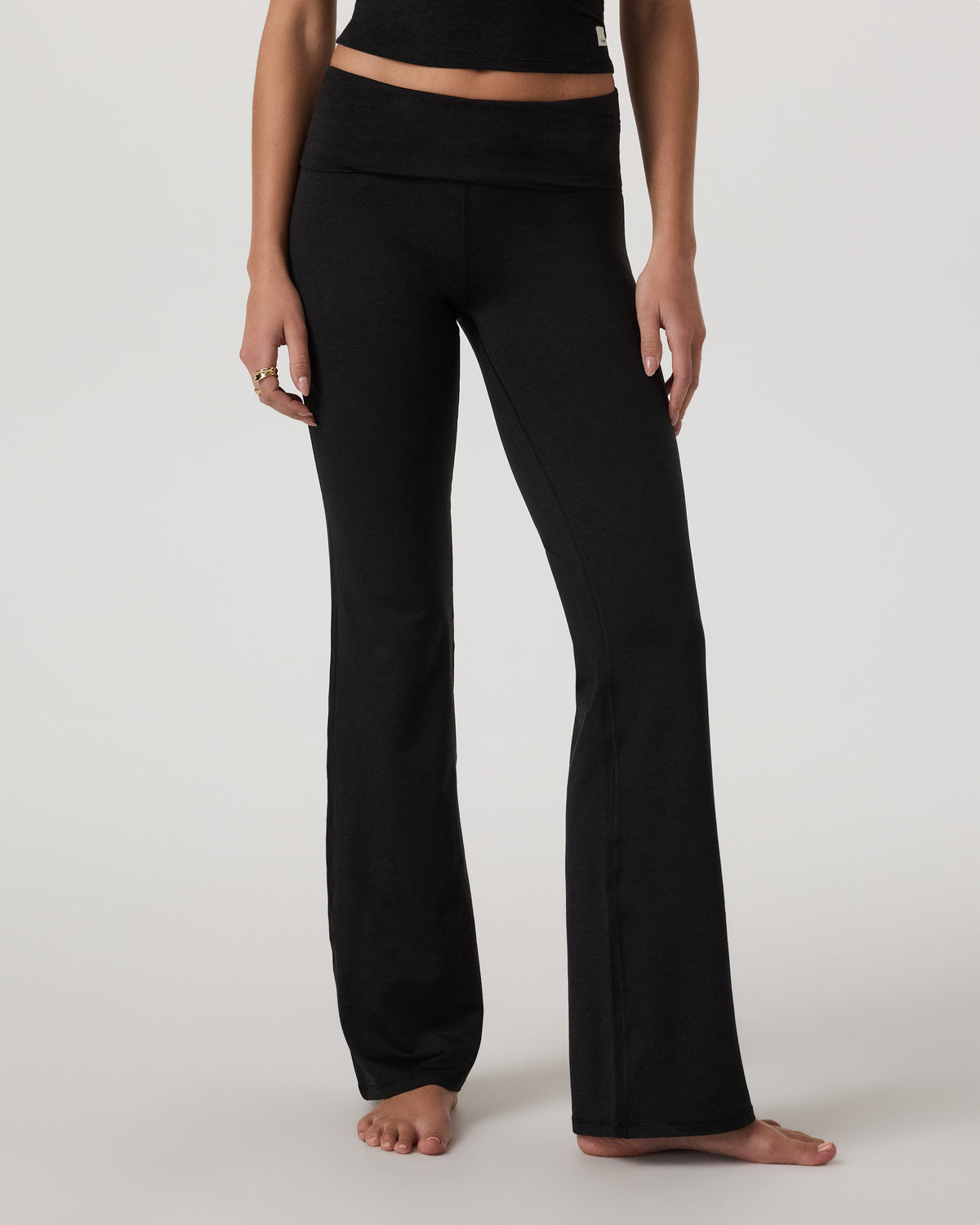 Halo Foldover Pant Black Heather - Image 5