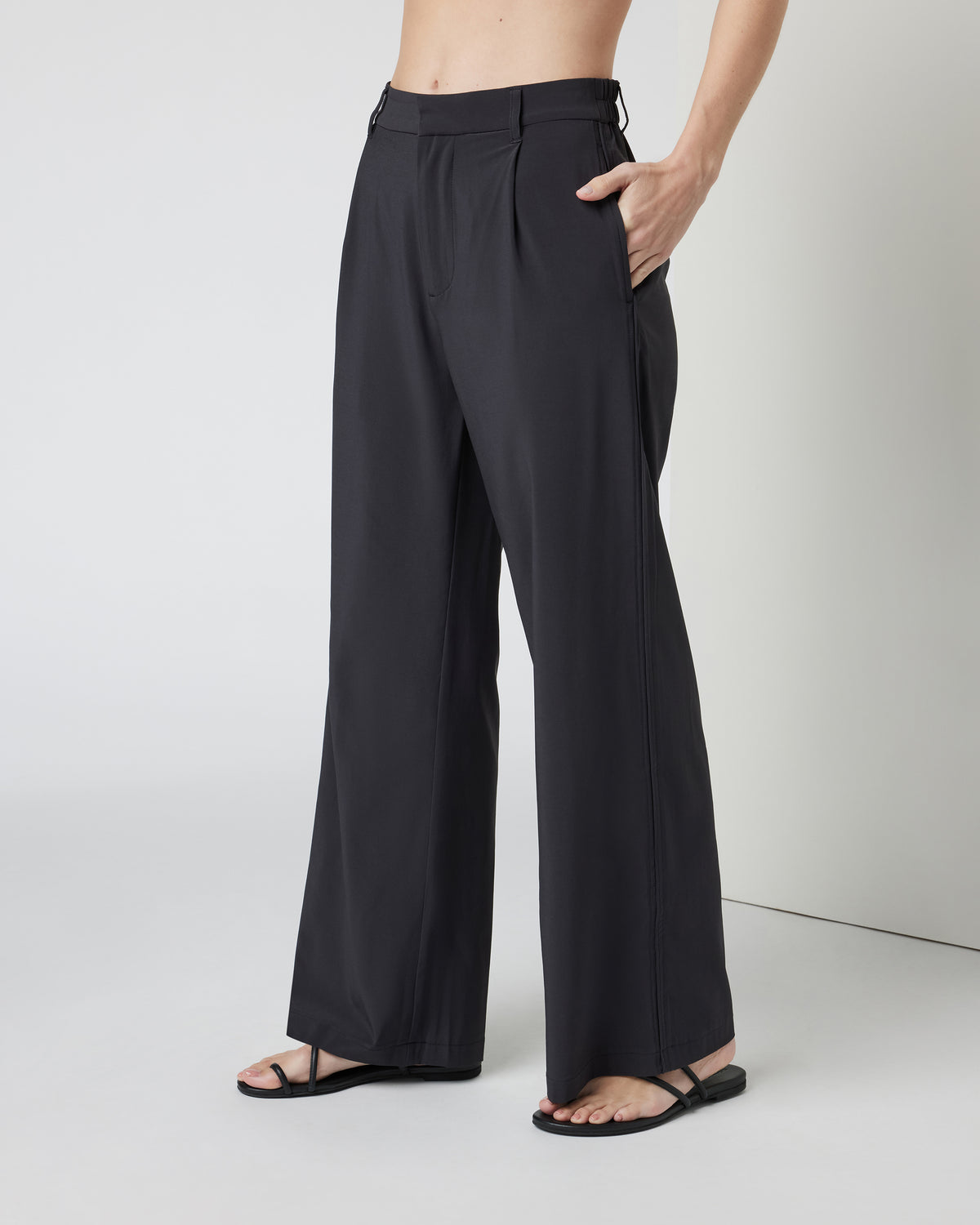 Villa Trouser-Short Black Tailored Pants