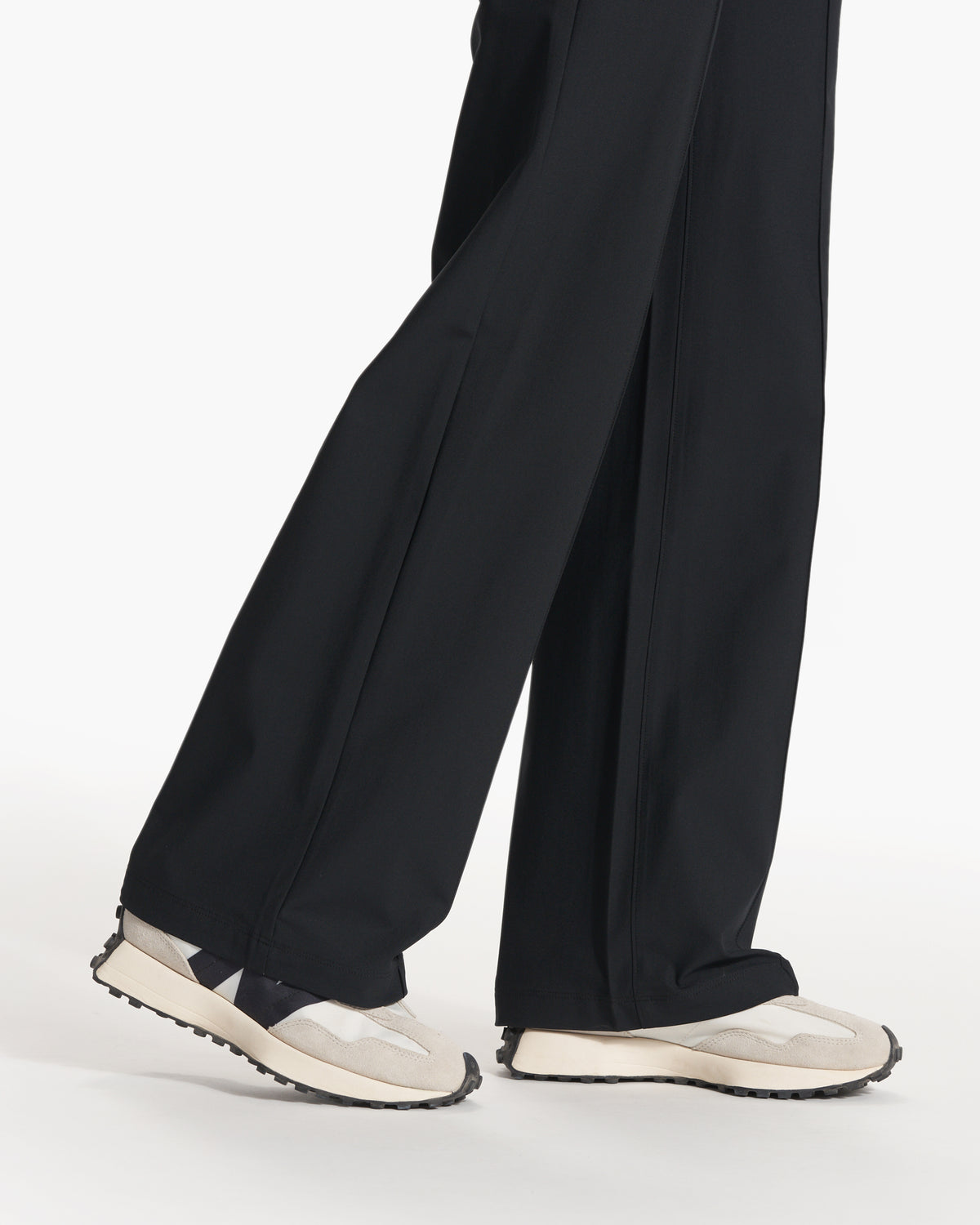 Women's Meta Wideleg Black Tailored Pants - Image 6