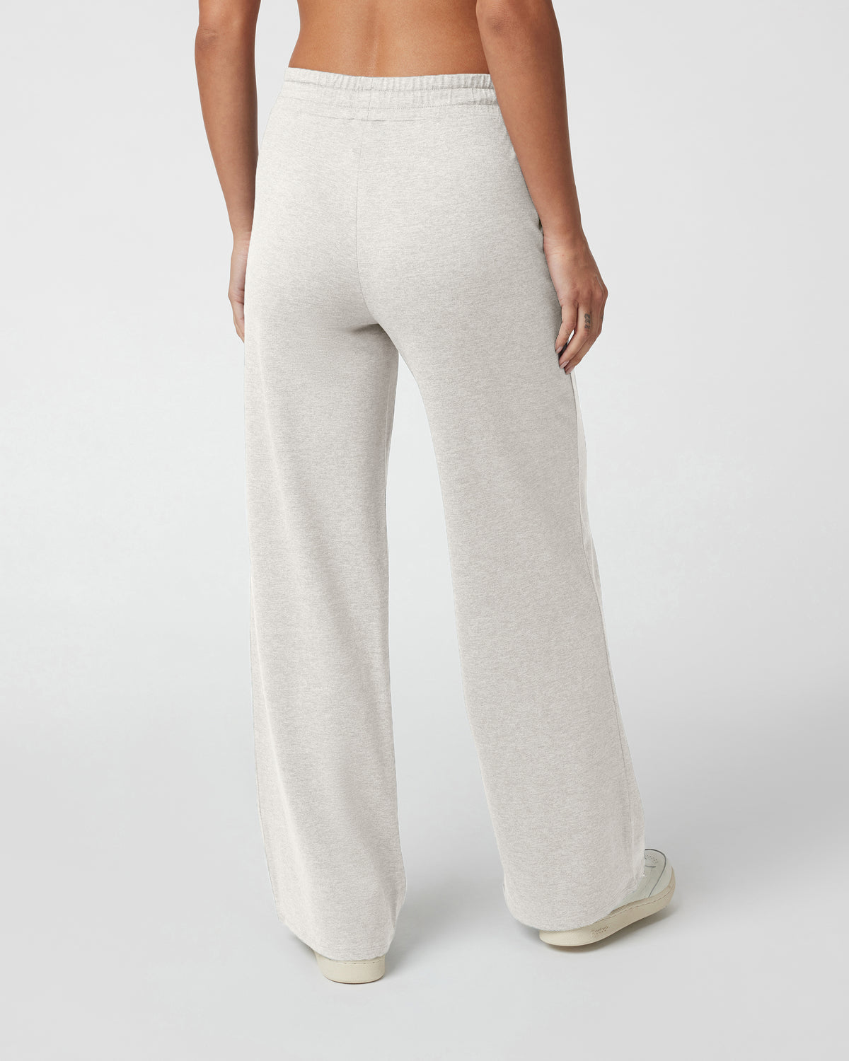 Halo Essential Wideleg - Short Ecru Heather - Image 3