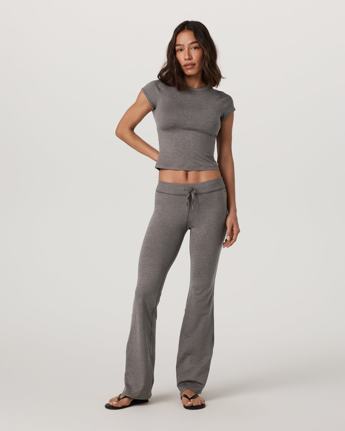 Halo Flare Pant Women's Chia Heather Pants - Image 2