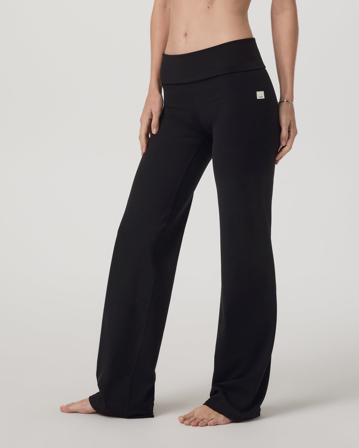 Vuori AllTheFeels? Foldover Pant Women's Black Pants - Image 5