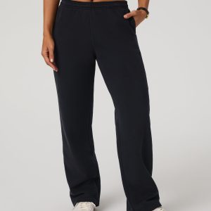 Women's Restore Straight Leg Sweatpant Washed Black