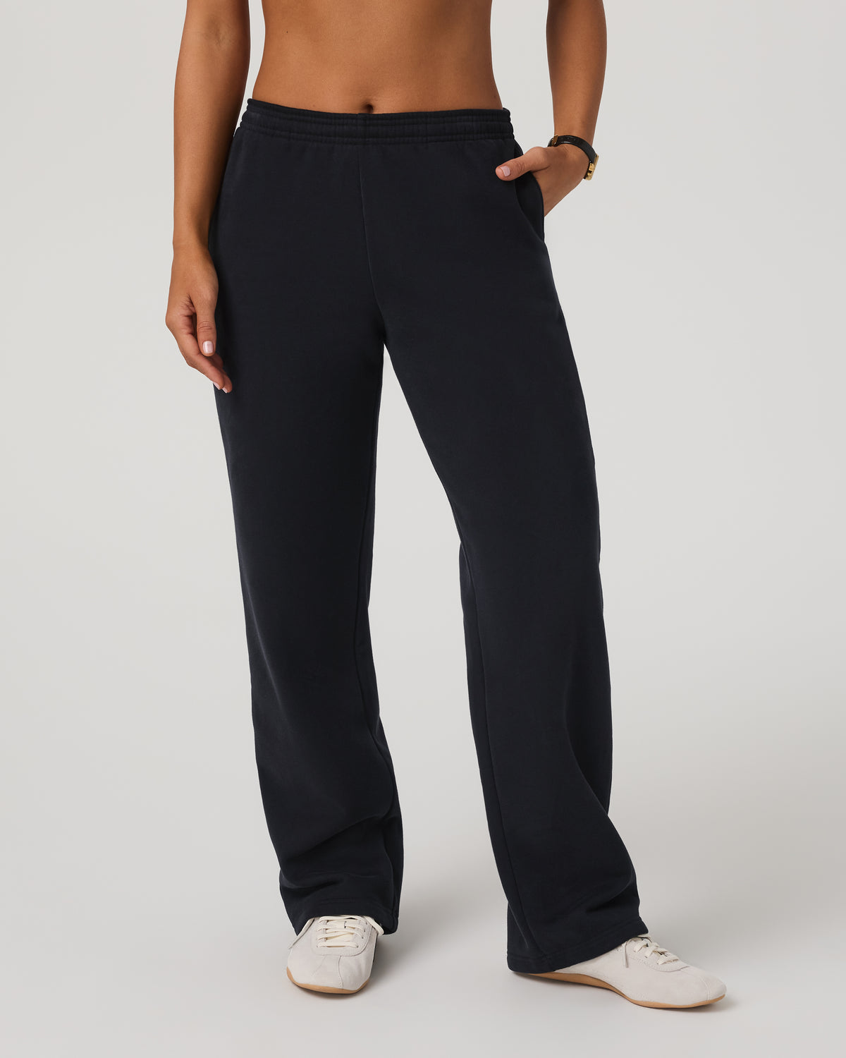 Women's Restore Straight Leg Sweatpant Washed Black