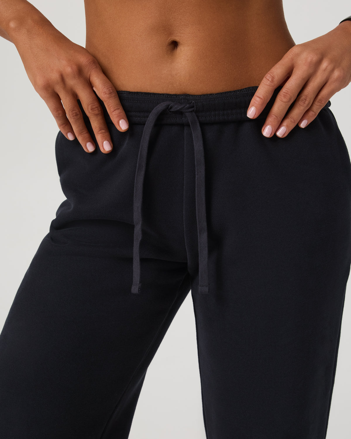 Women's Restore Straight Leg Sweatpant Washed Black - Image 2