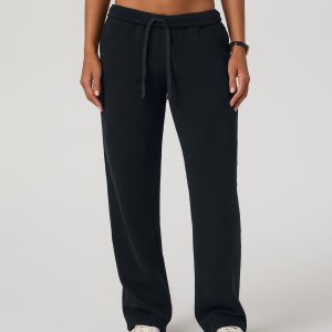 Restore Straight Leg Sweatpant - Long Washed Black Pant