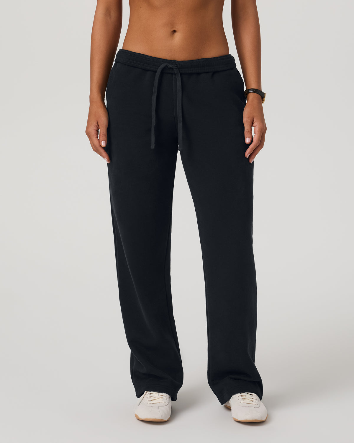 Restore Straight Leg Sweatpant - Long Washed Black Pant