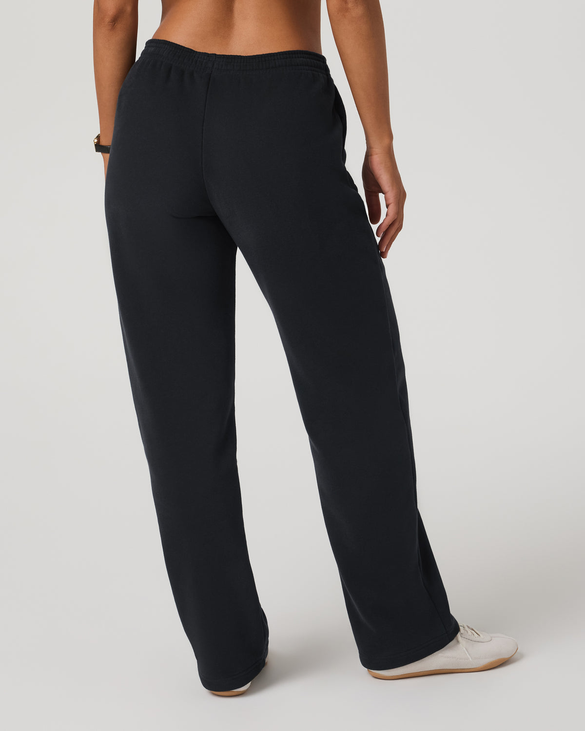 Restore Straight Leg Sweatpant - Long Washed Black Pant - Image 3