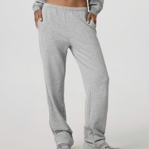 Sedona Straight Leg Sweatpant - Short Light Heather
