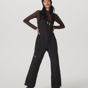 Women's Taika Snow Bib Black Ski/Board Bottoms