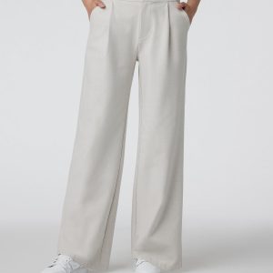 Elevation Trouser Ecru Heather High-Rise Pants