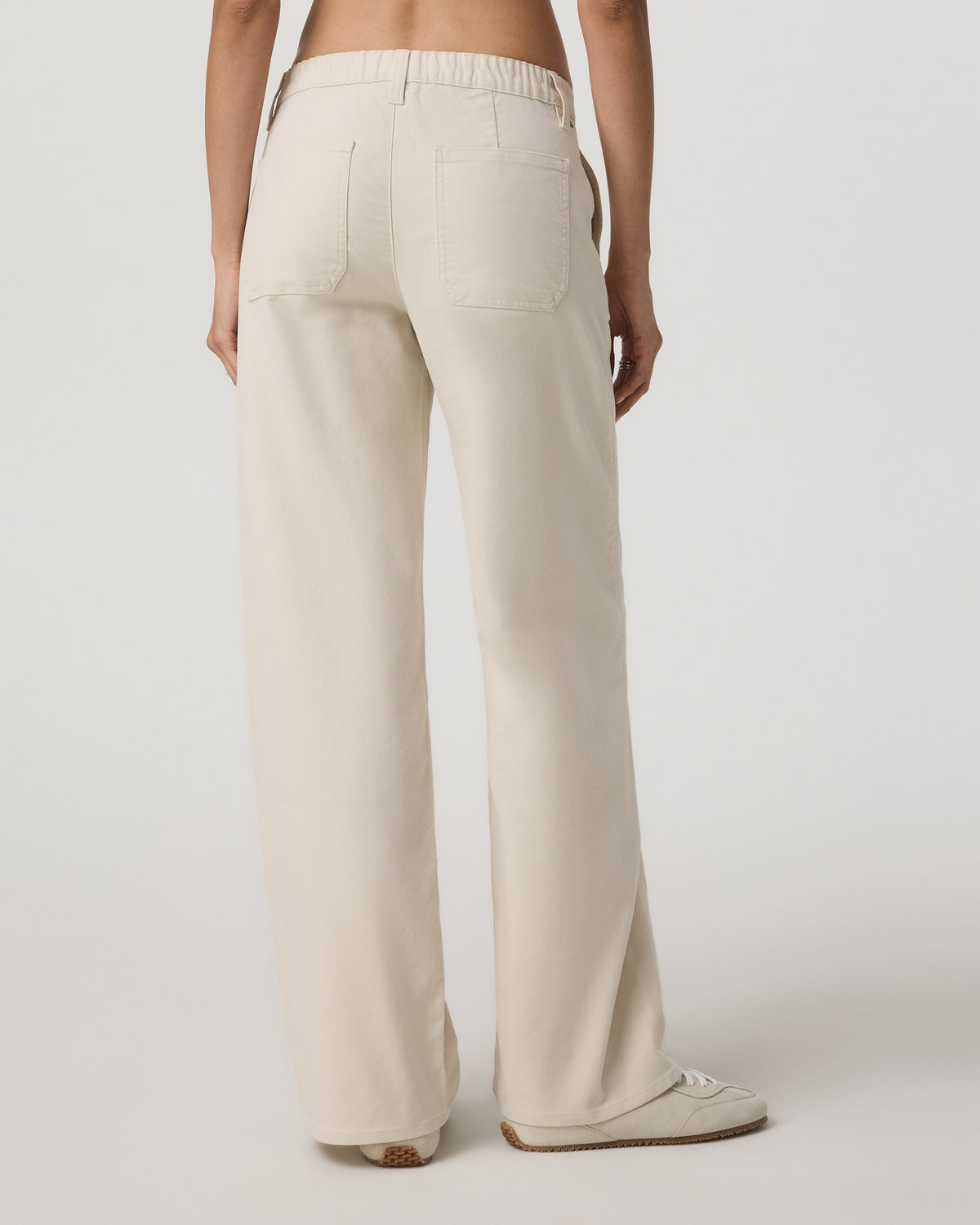Telluride Twill Pant Women's Bone Mid-Low Rise Pants - Image 4