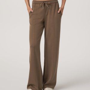Compose Wideleg Pant Espresso Mid-High Rise Pants