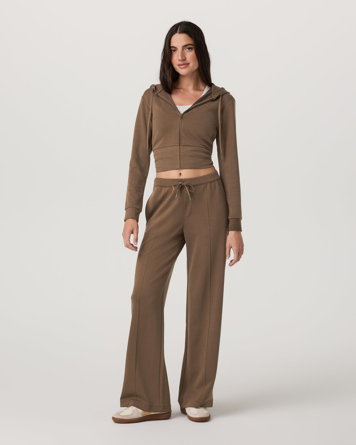 Compose Wideleg Pant Espresso Mid-High Rise Pants - Image 2