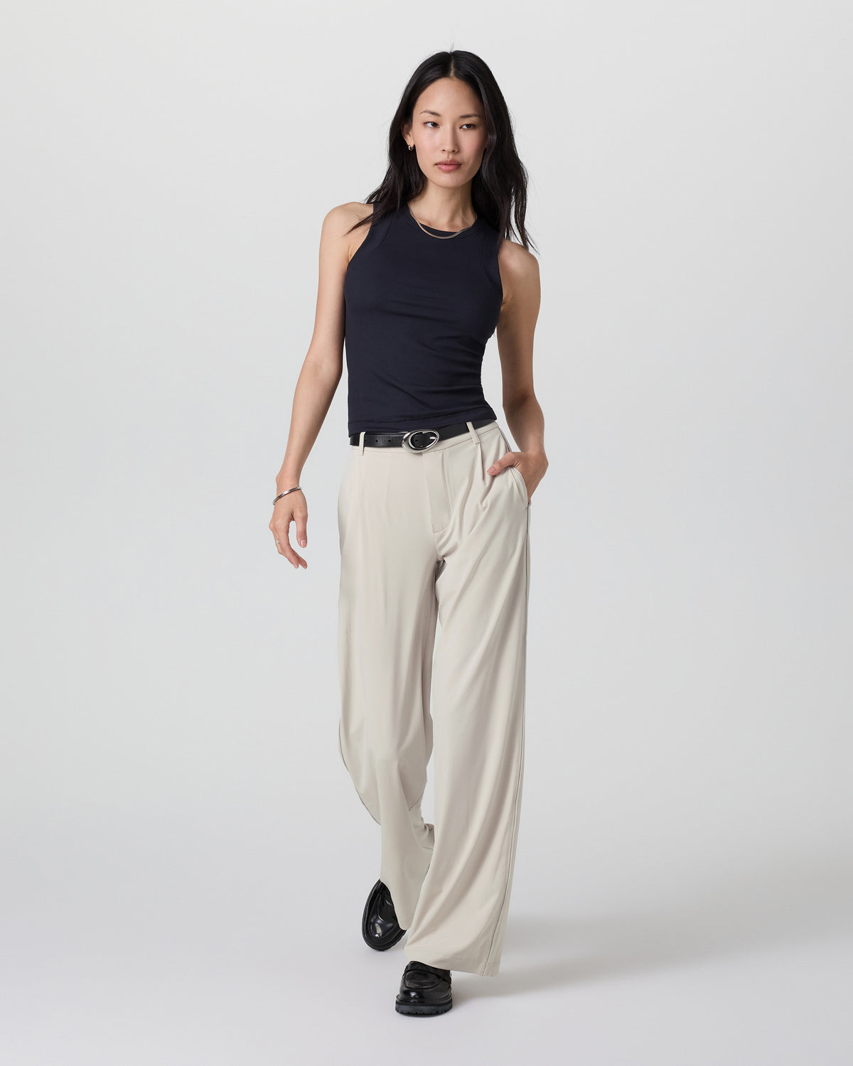 Villa Trouser-Short Mushroom Tailored Pants - Image 2