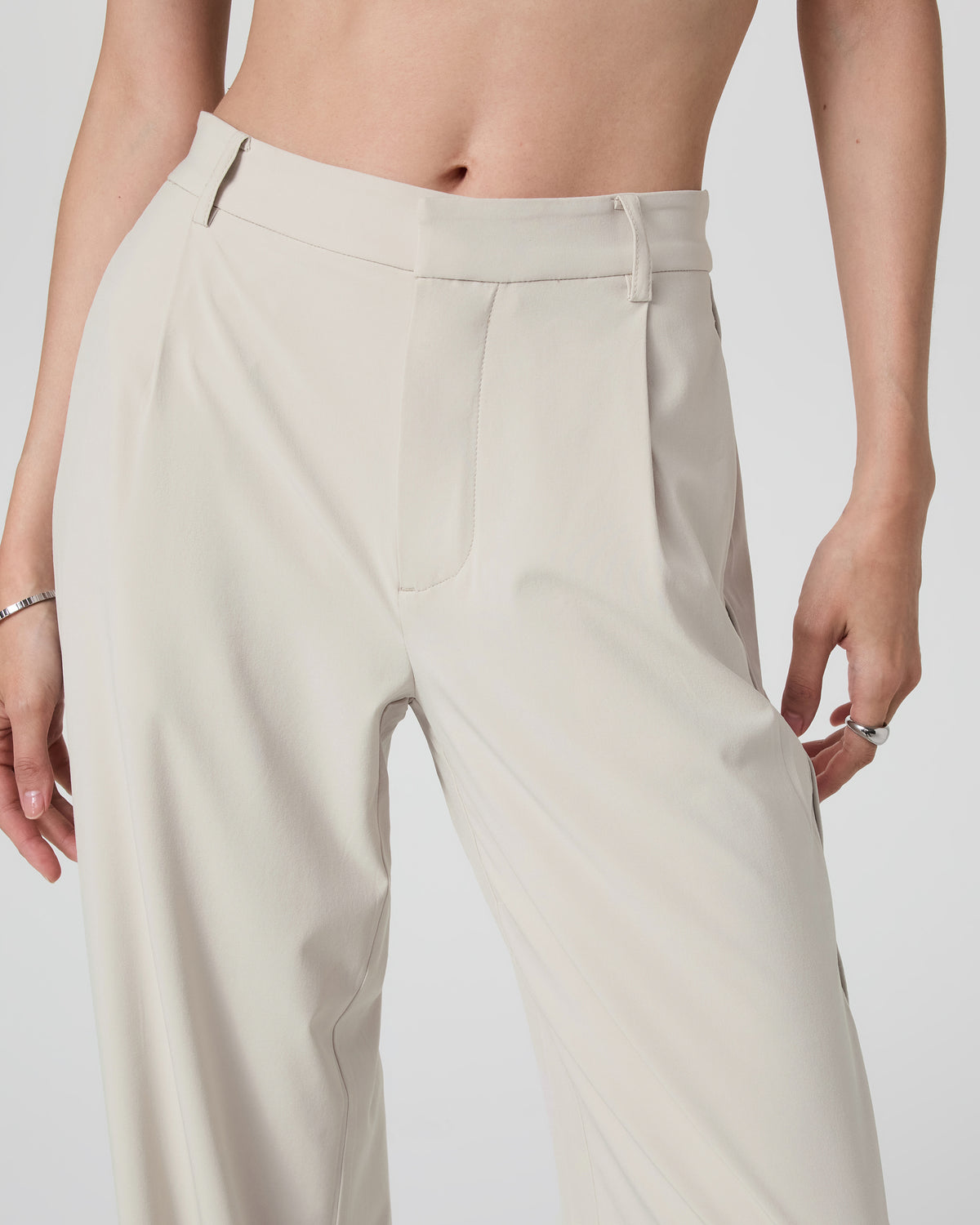 Villa Trouser-Long Mushroom Tailored Pants - Image 5