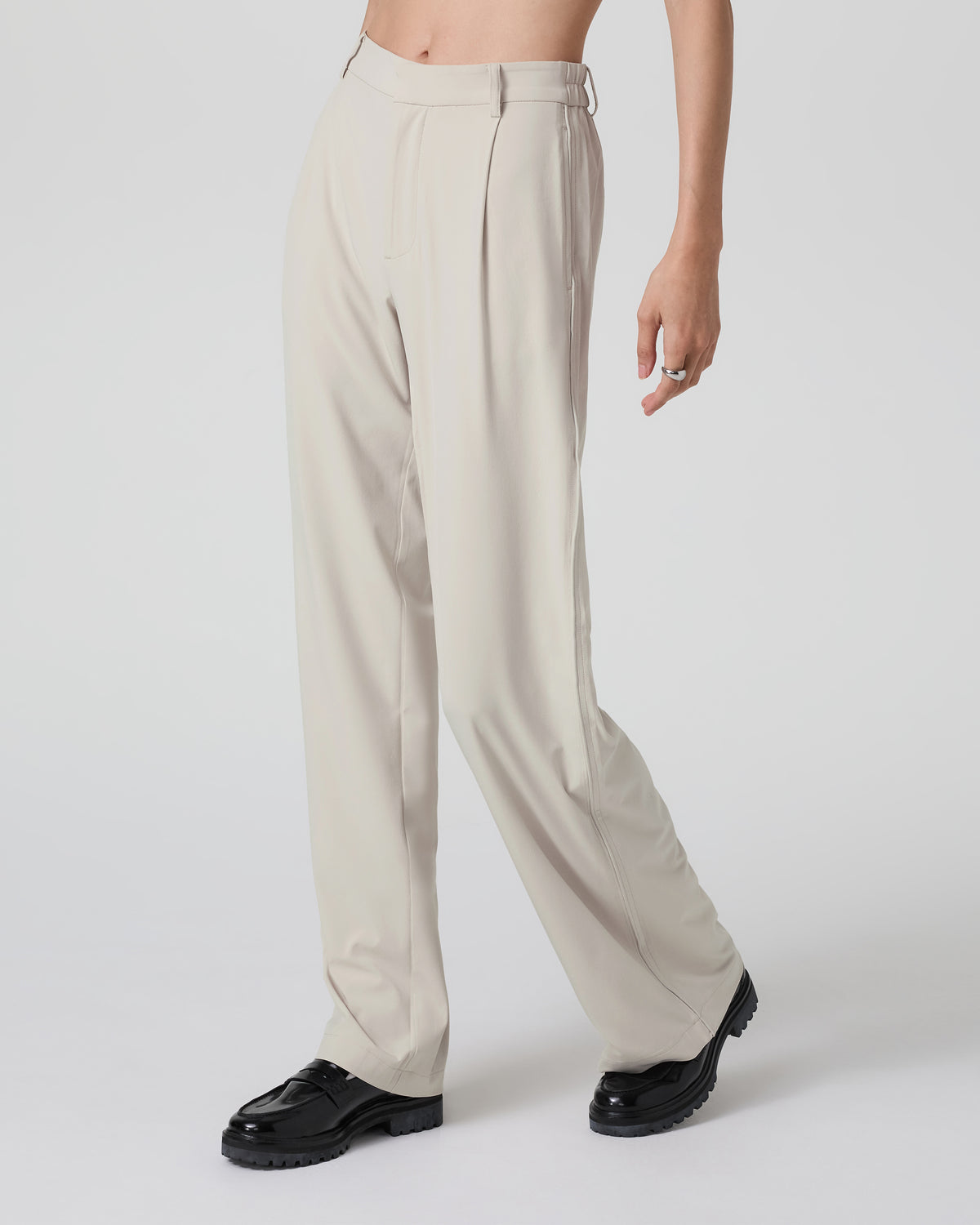 Villa Trouser-Long Mushroom Tailored Pants - Image 6