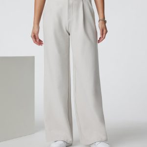 Elevation Trouser-Short Ecru Heather