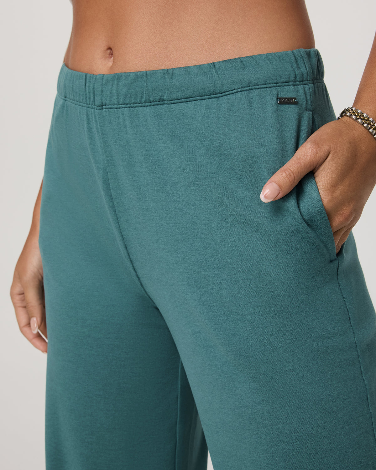 Halo Straight Leg - Long Women's Bluegrass Heather Pant - Image 4