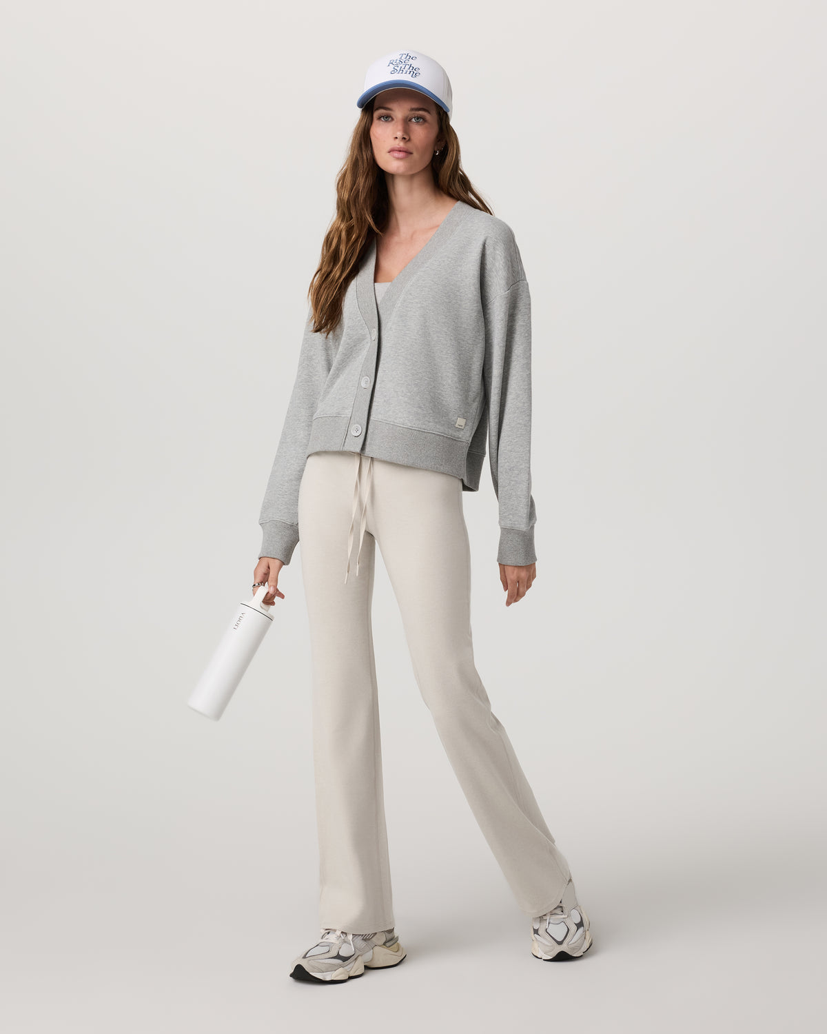 Halo Flare Pant Women's Ecru Heather Pants - Image 6
