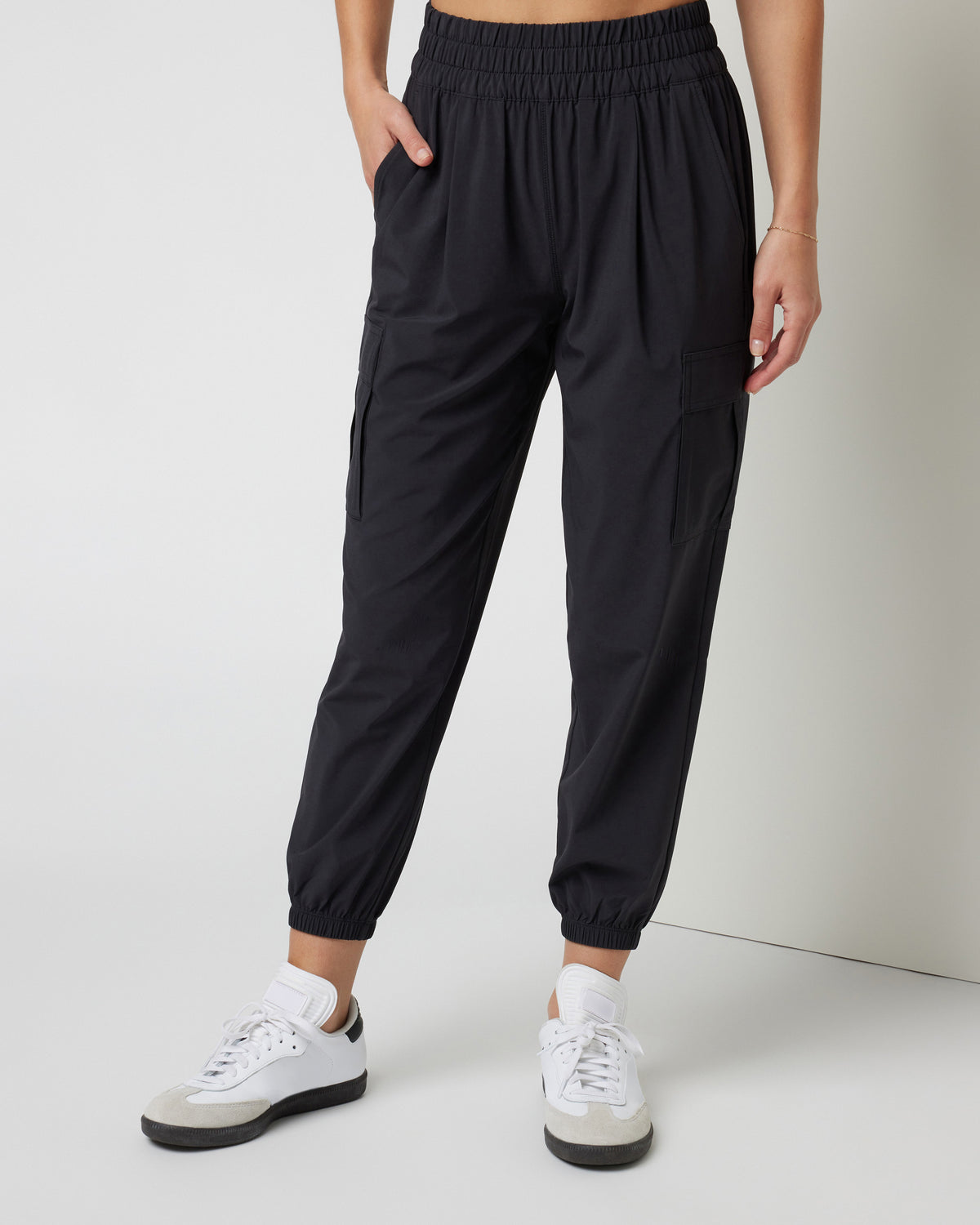 Villa Cargo Jogger Women's Black Cargo Jogger Pants - Image 5