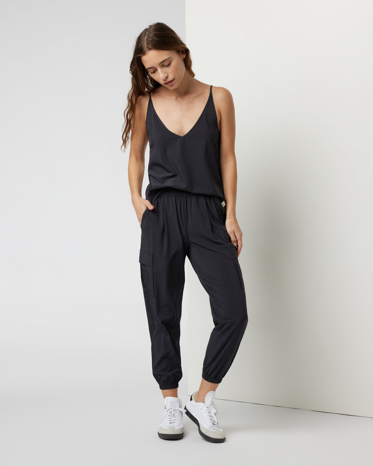 Villa Cargo Jogger Women's Black Cargo Jogger Pants - Image 6