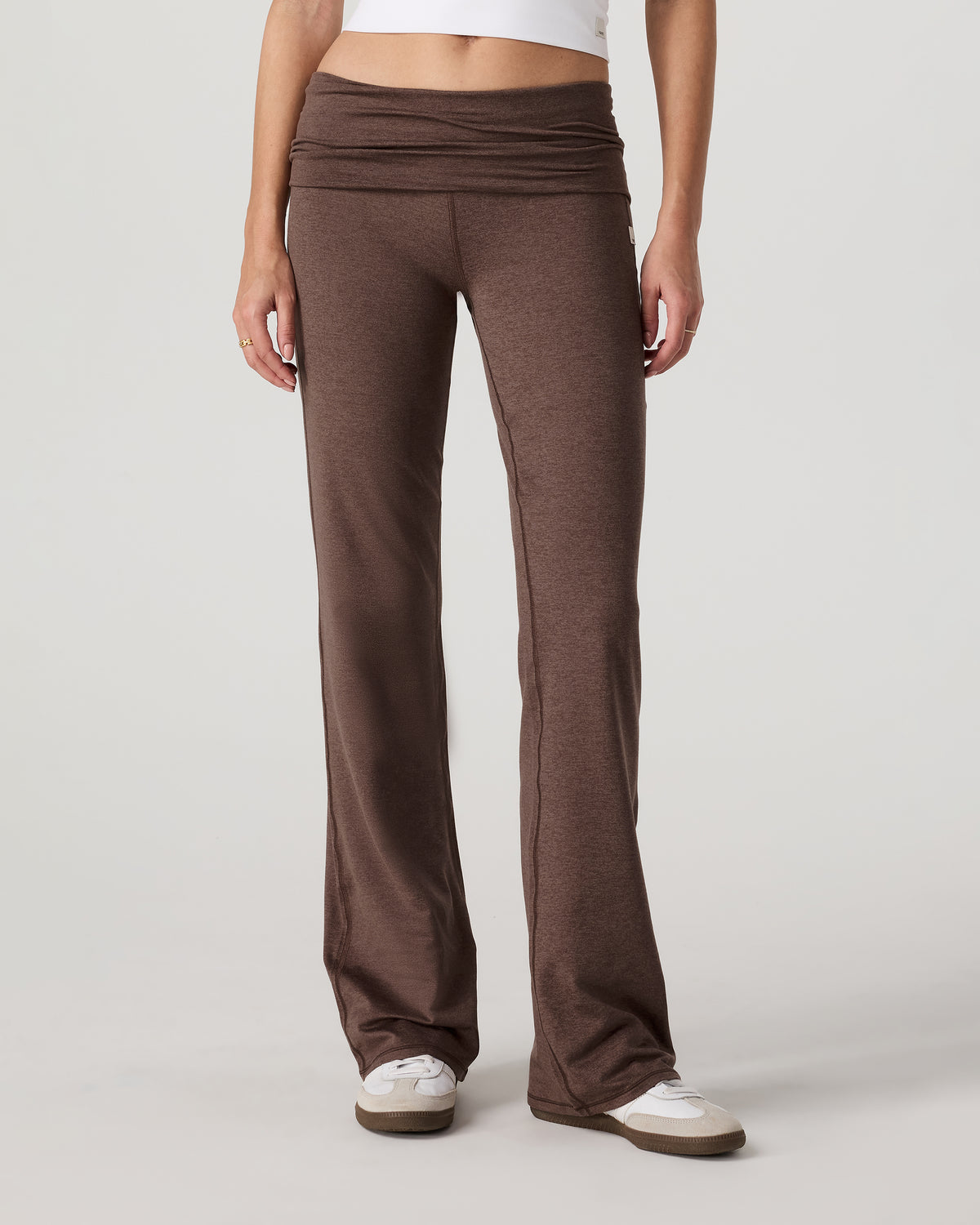 Halo Foldover Pant Chocolate Milk Heather