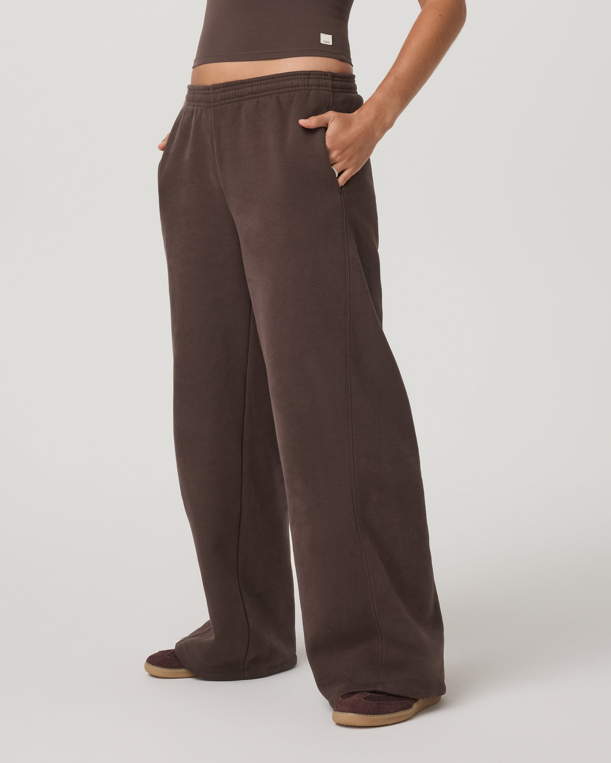 Restore Ultra Wideleg Sweatpant Women's Java Pants - Image 2