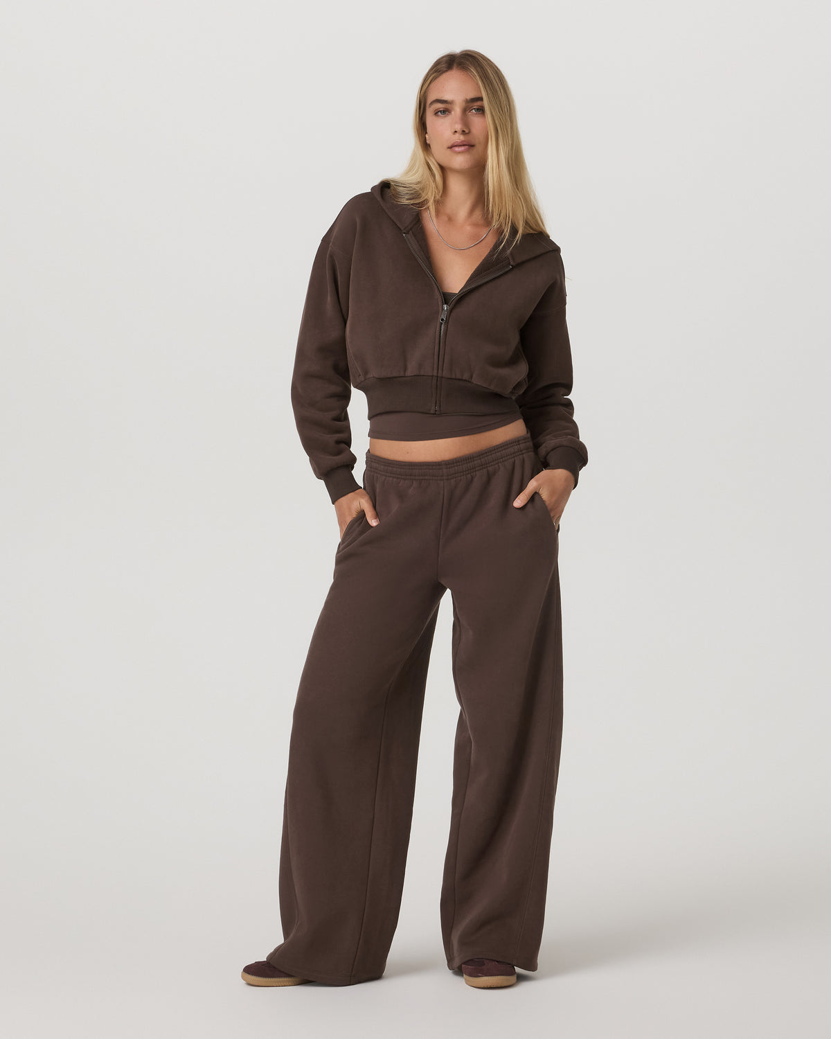 Restore Ultra Wideleg Sweatpant Women's Java Pants - Image 4