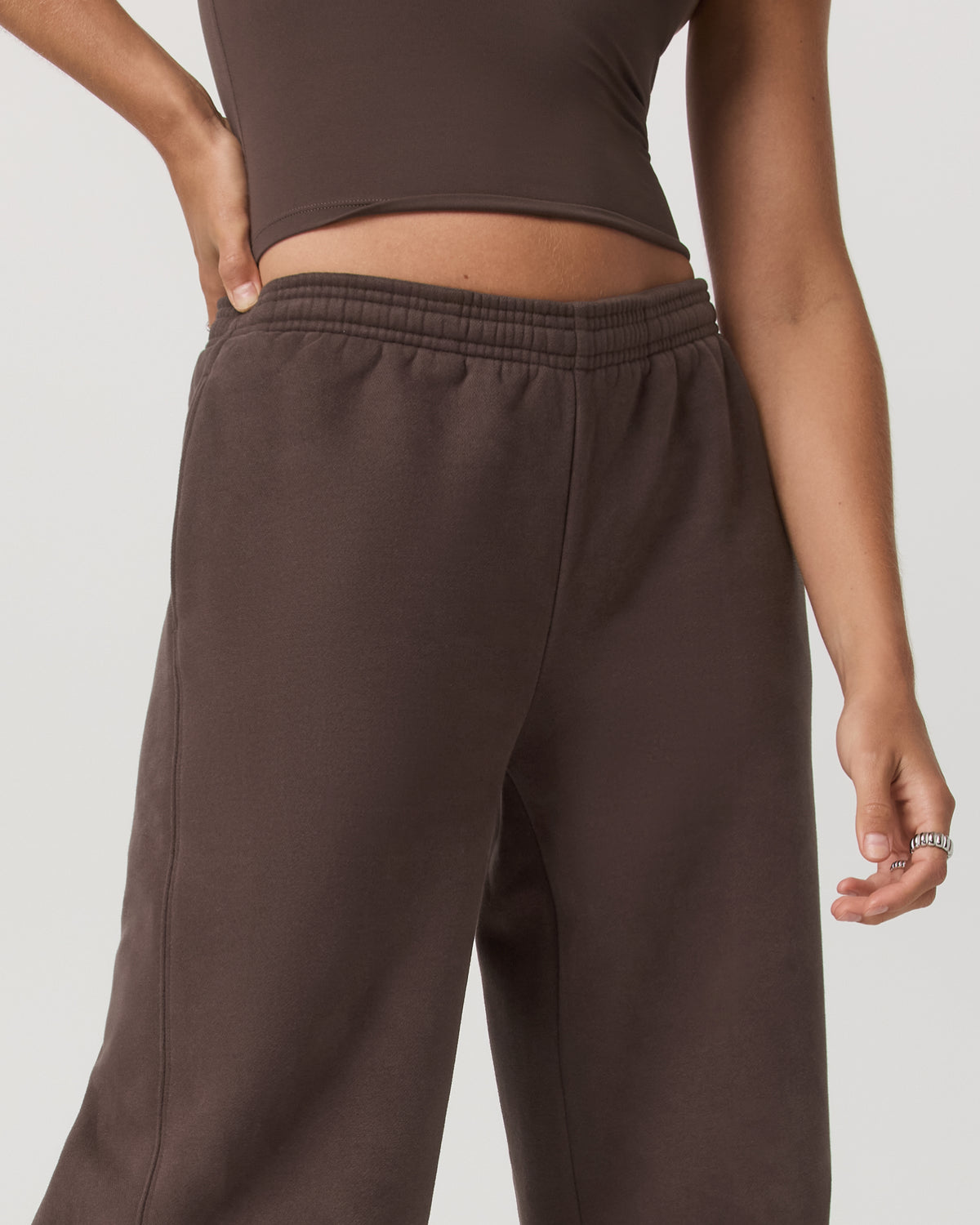 Restore Ultra Wideleg Sweatpant Women's Java Pants - Image 5