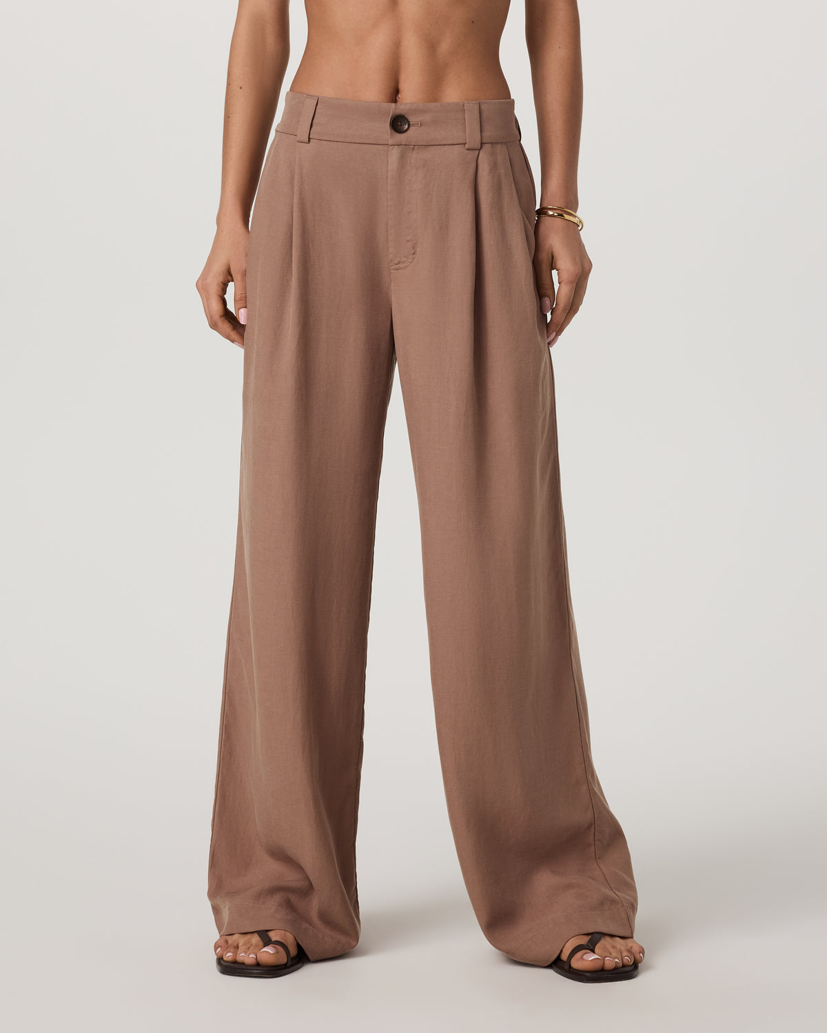 Trestles Twill Wideleg Women's Nutmeg Trouser Pants