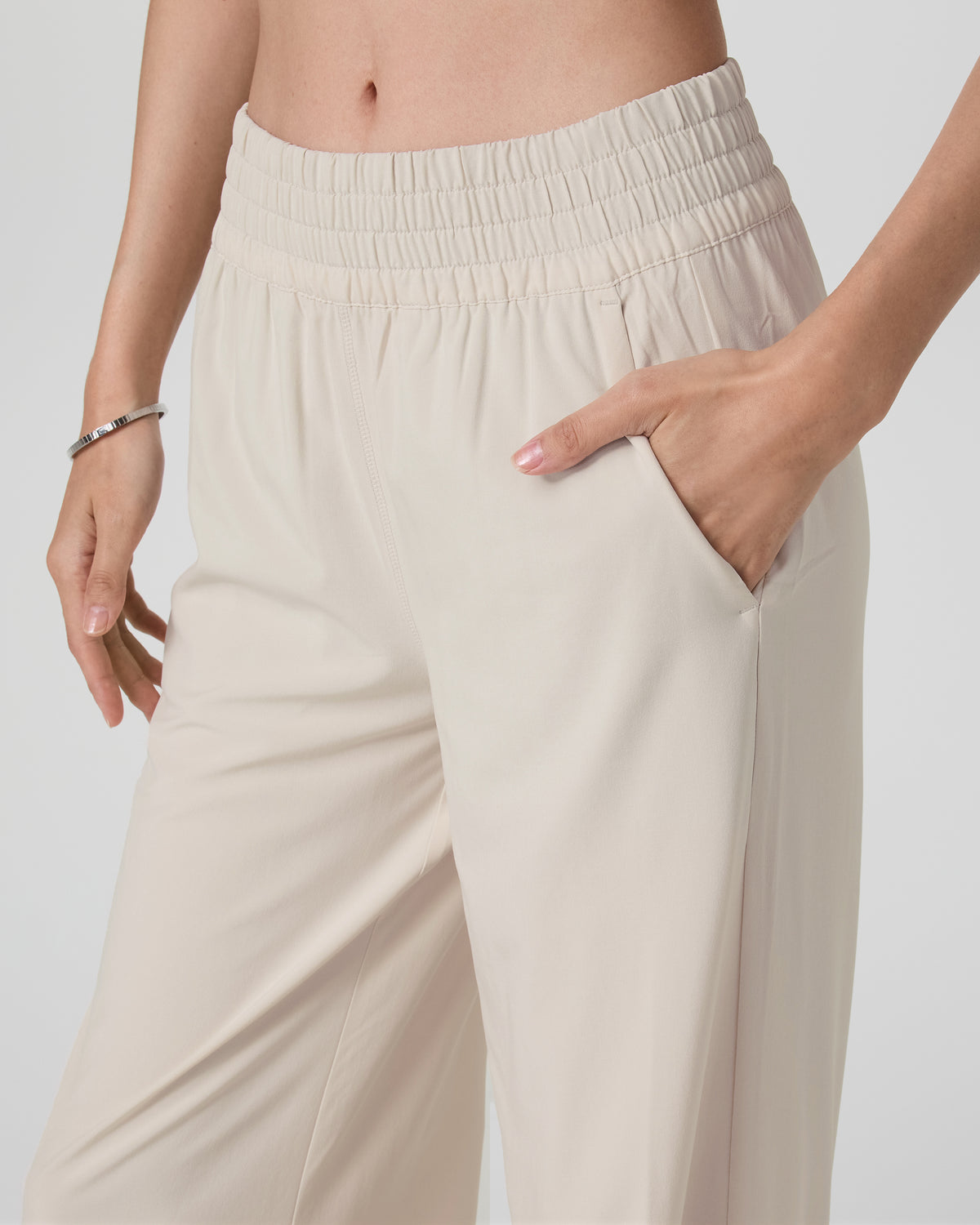 Villa Wideleg Pant - Long Women's Tall Milkweed Pants - Image 4