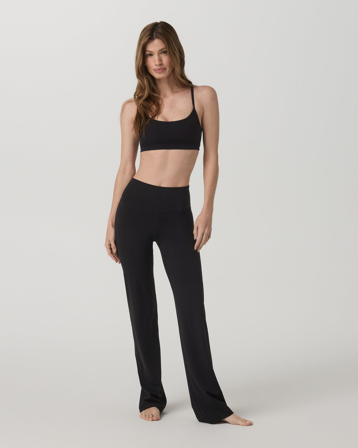 Vuori AllTheFeels? Straight Leg - Short Women's Black Leggings