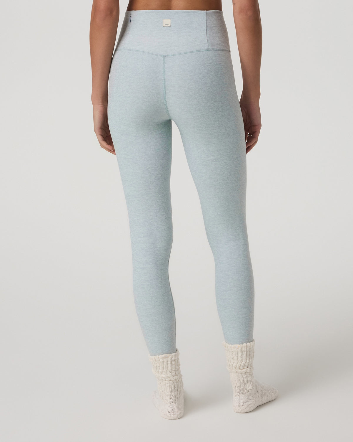 Clean Elevation Legging-Short Blue Haze Heather - Image 3