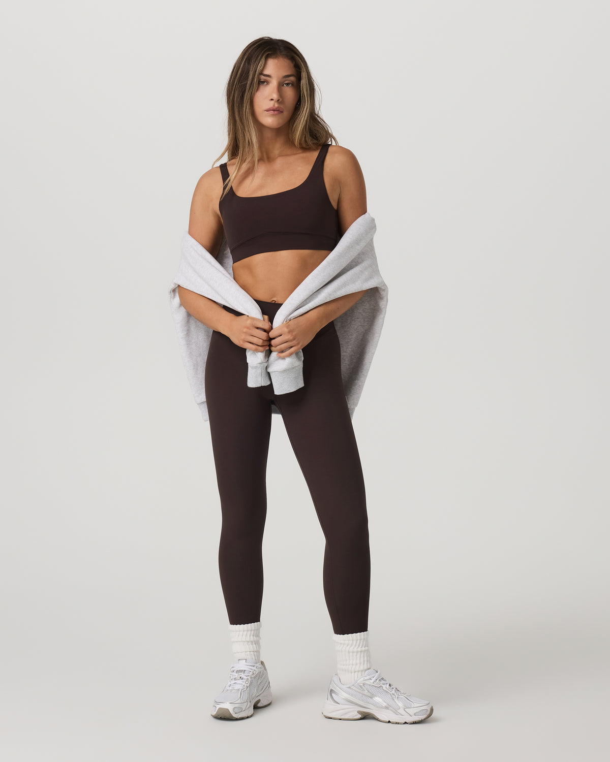 Vuori AllTheForm? Legging - Long Women's French Roast Leggings - Image 2