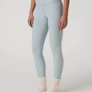 Clean Elevation Legging-Long Blue Haze Heather