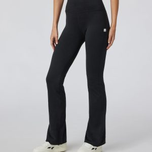 Halo Slim Flare Women's Black Flare Leggings
