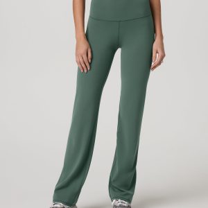 Vuori AllTheFeels? Straight Leg Women's Agate Green Leggings