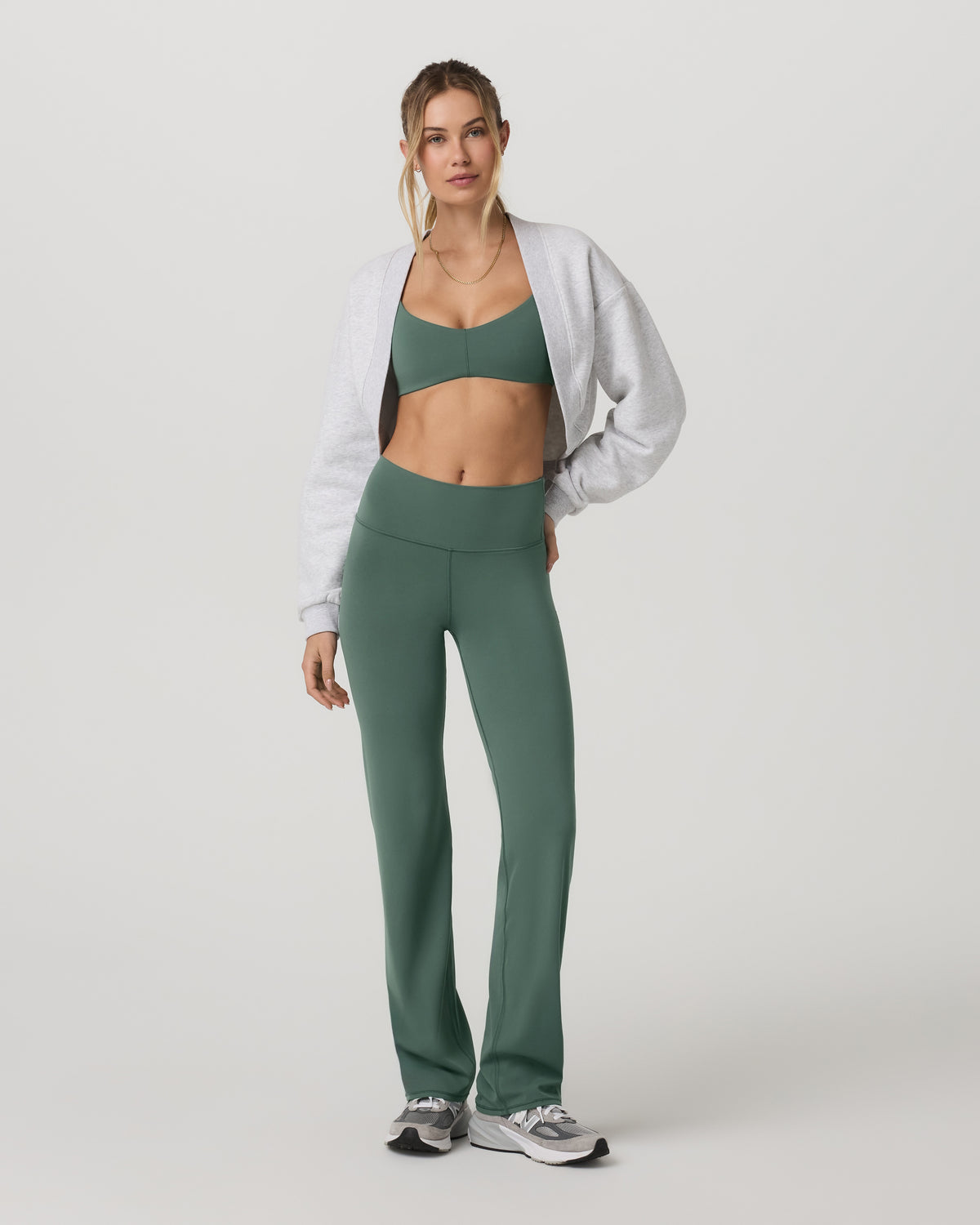 Vuori AllTheFeels? Straight Leg Women's Agate Green Leggings - Image 4
