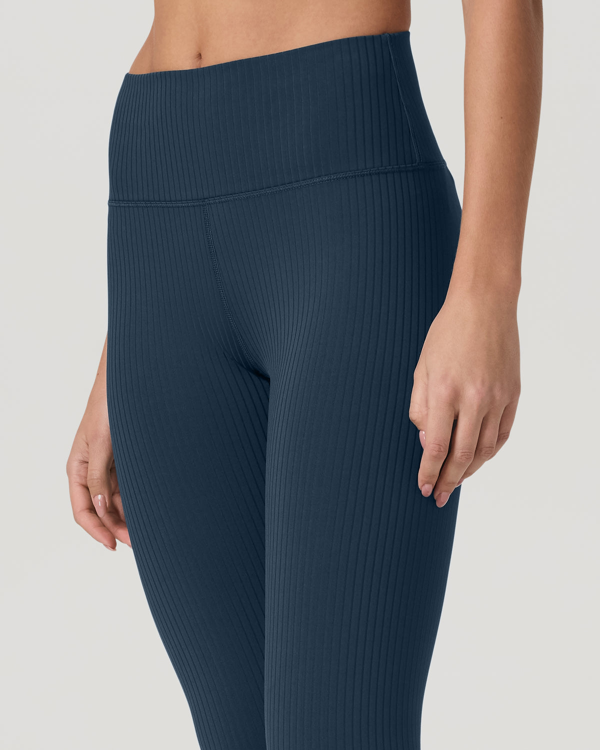 Inversion Rib Legging Women's Ocean Blue Rib Knit Leggings - Image 2