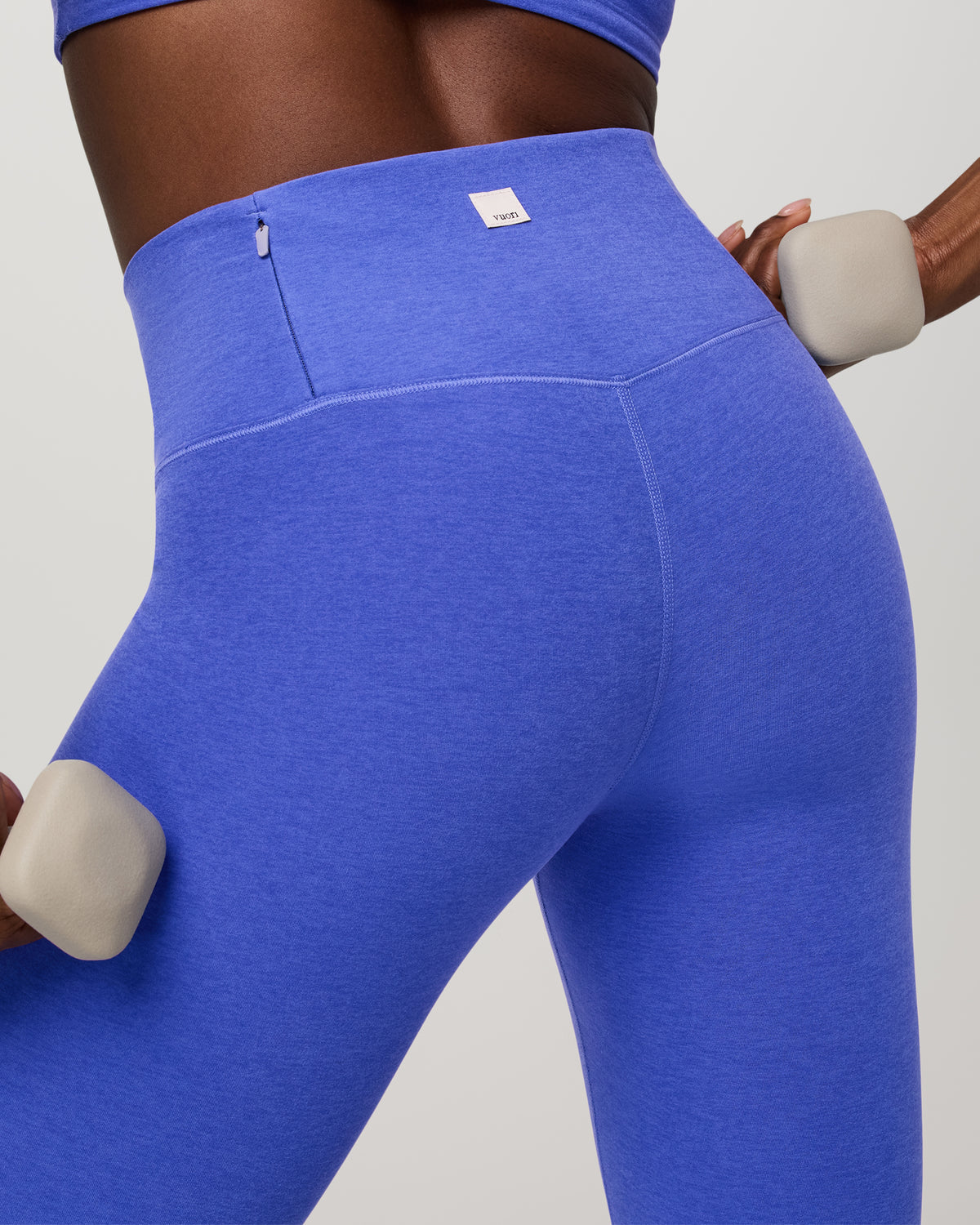 Clean Elevation Legging Women's Bright Iris Heather Leggings - Image 4