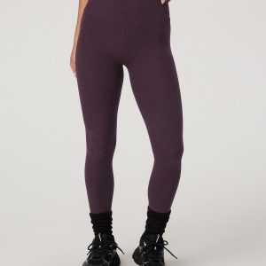 Clean Elevation Legging - Short Raisin Heather Leggings