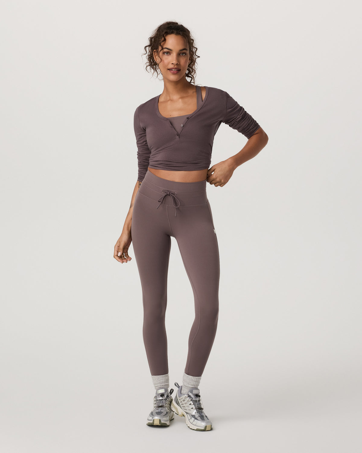 Women's Daily Form Legging - Long Huckleberry - Image 2