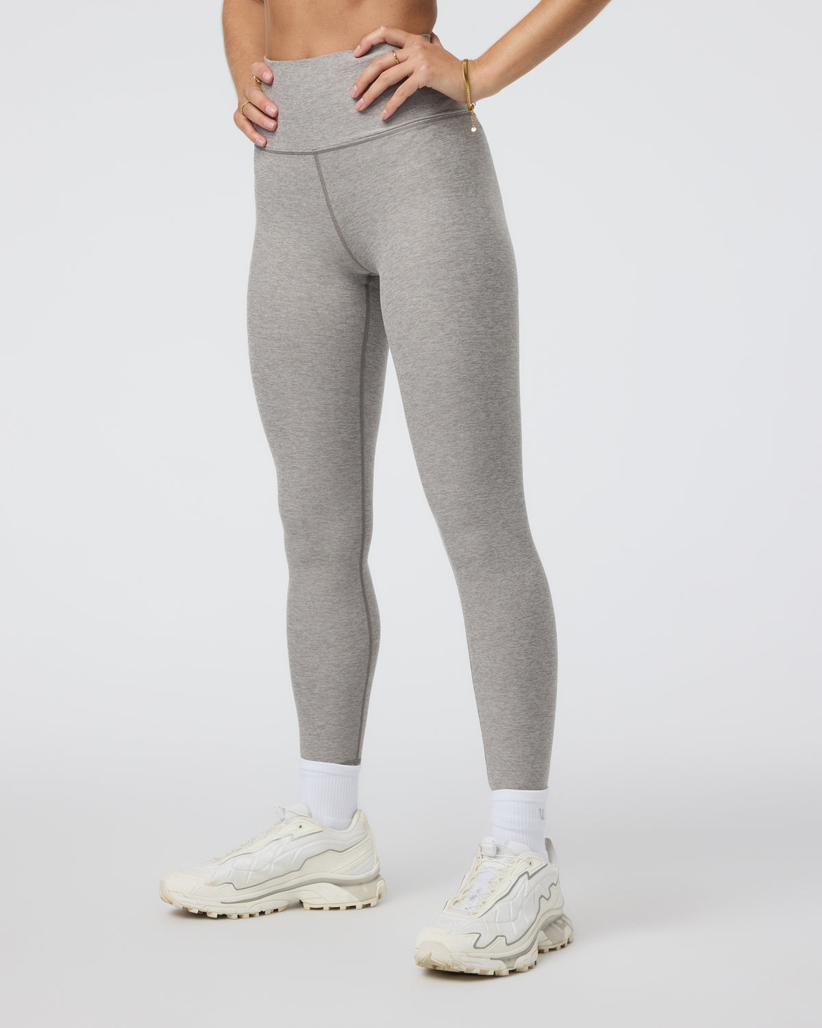 Clean Elevation Legging - Short Cobblestone Heather - Image 2