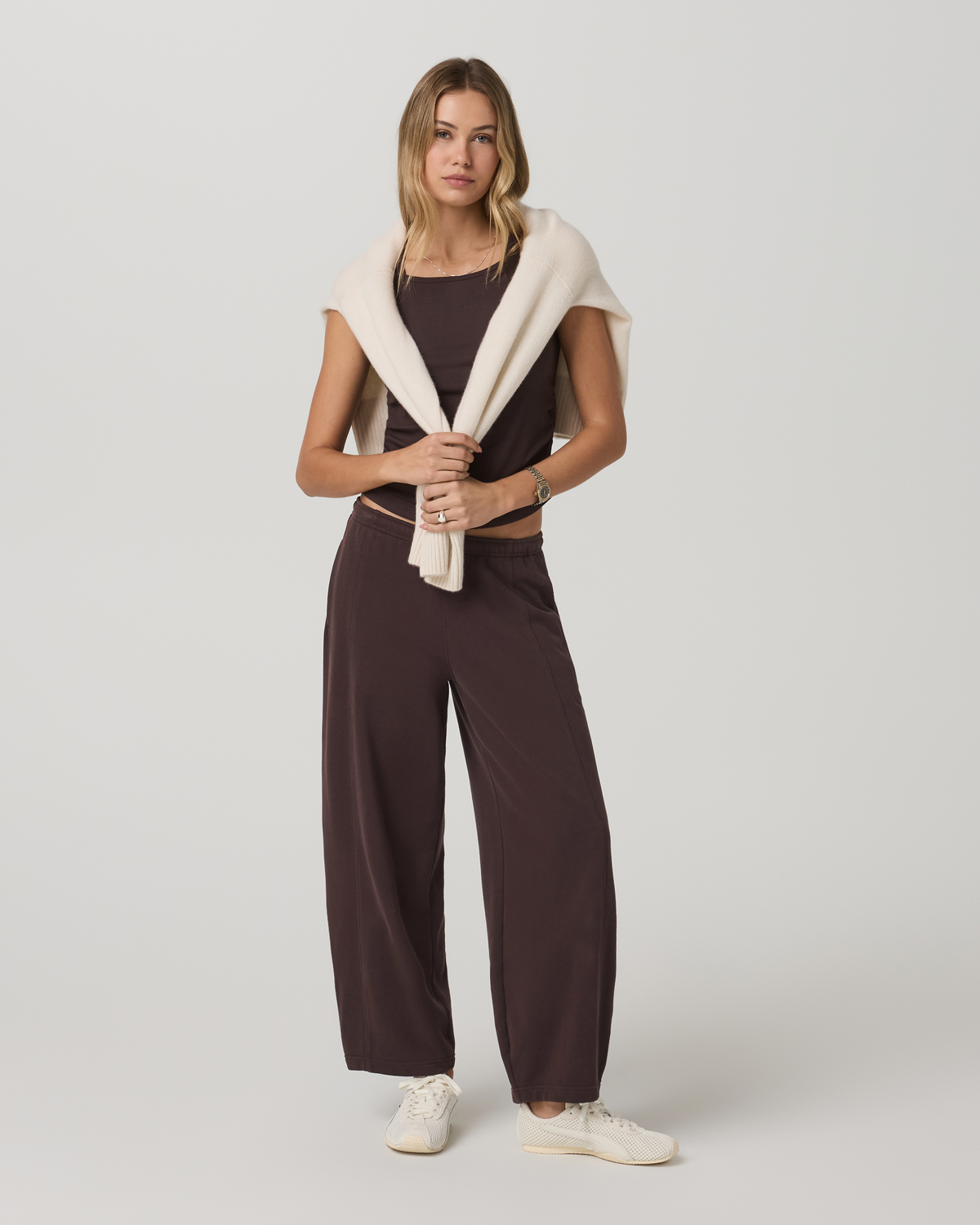 Sedona Barrel Sweatpant Women's French Roast Sweatpants - Image 4
