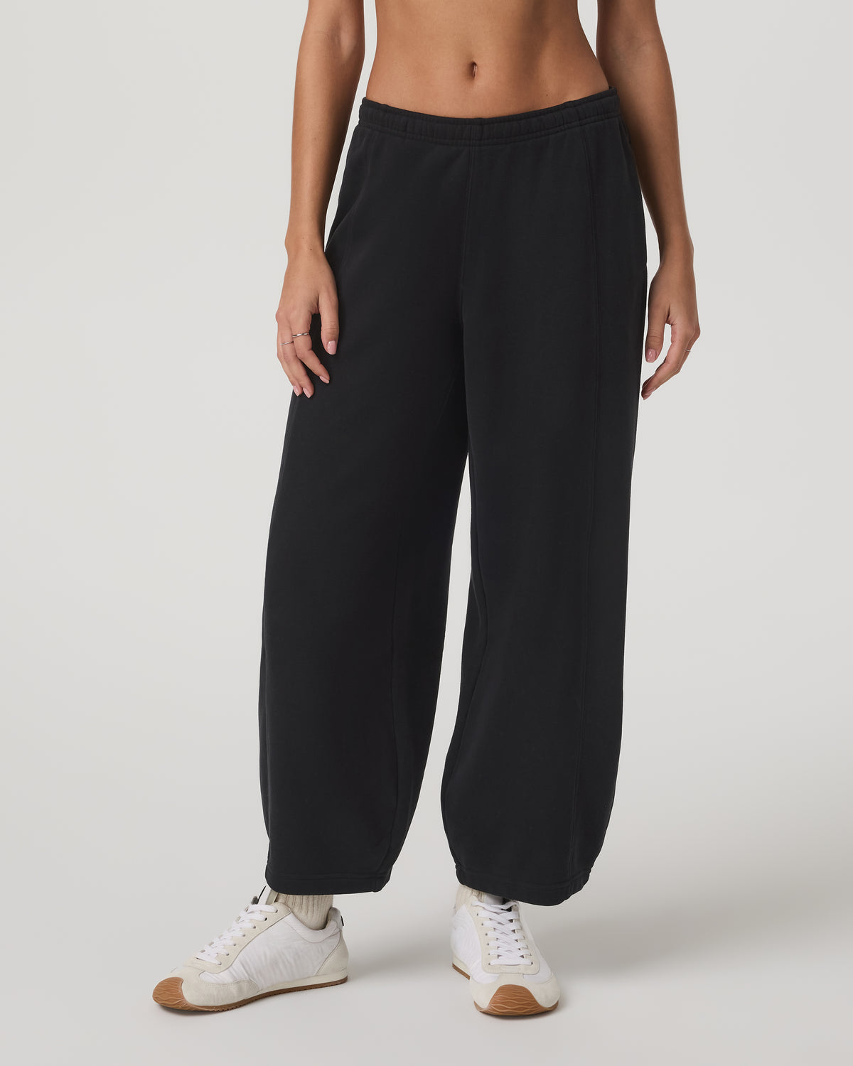 Sedona Barrel Sweatpant Women's Black Relaxed Fit Pants