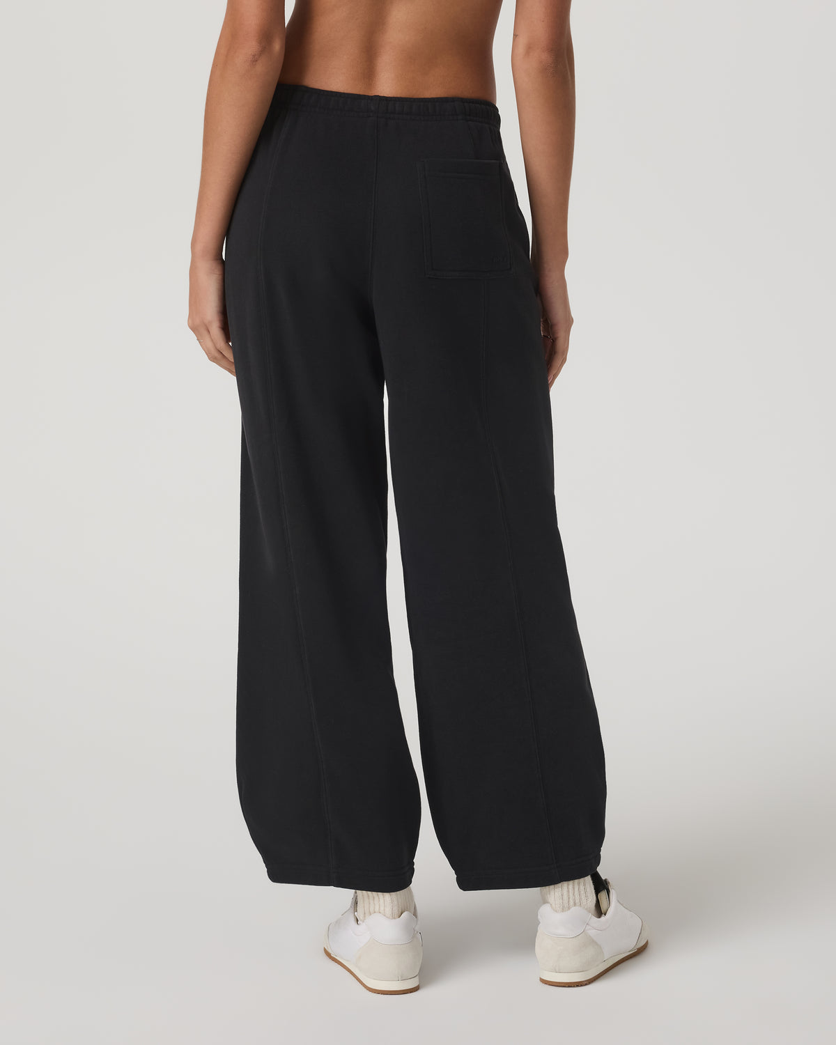 Sedona Barrel Sweatpant Women's Black Relaxed Fit Pants - Image 3