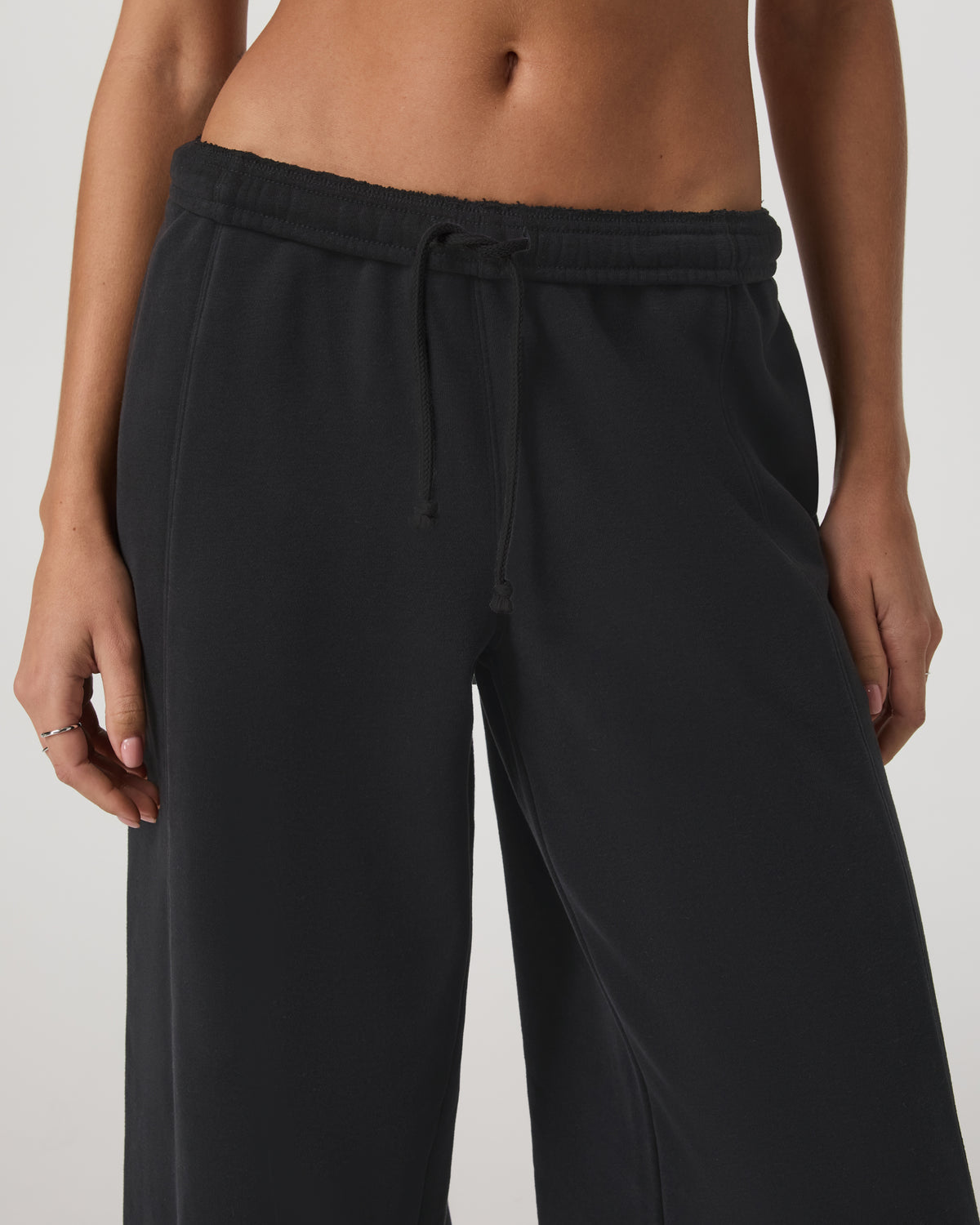 Sedona Barrel Sweatpant Women's Black Relaxed Fit Pants - Image 5