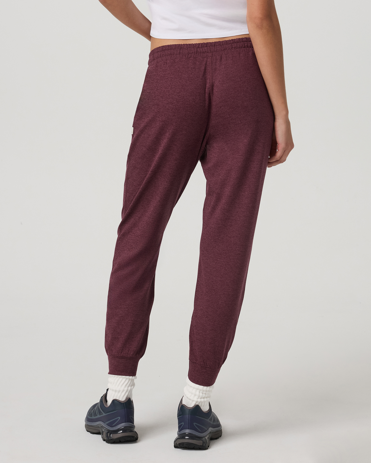 Performance Jogger - Long Women's Fig Heather Joggers - Image 3