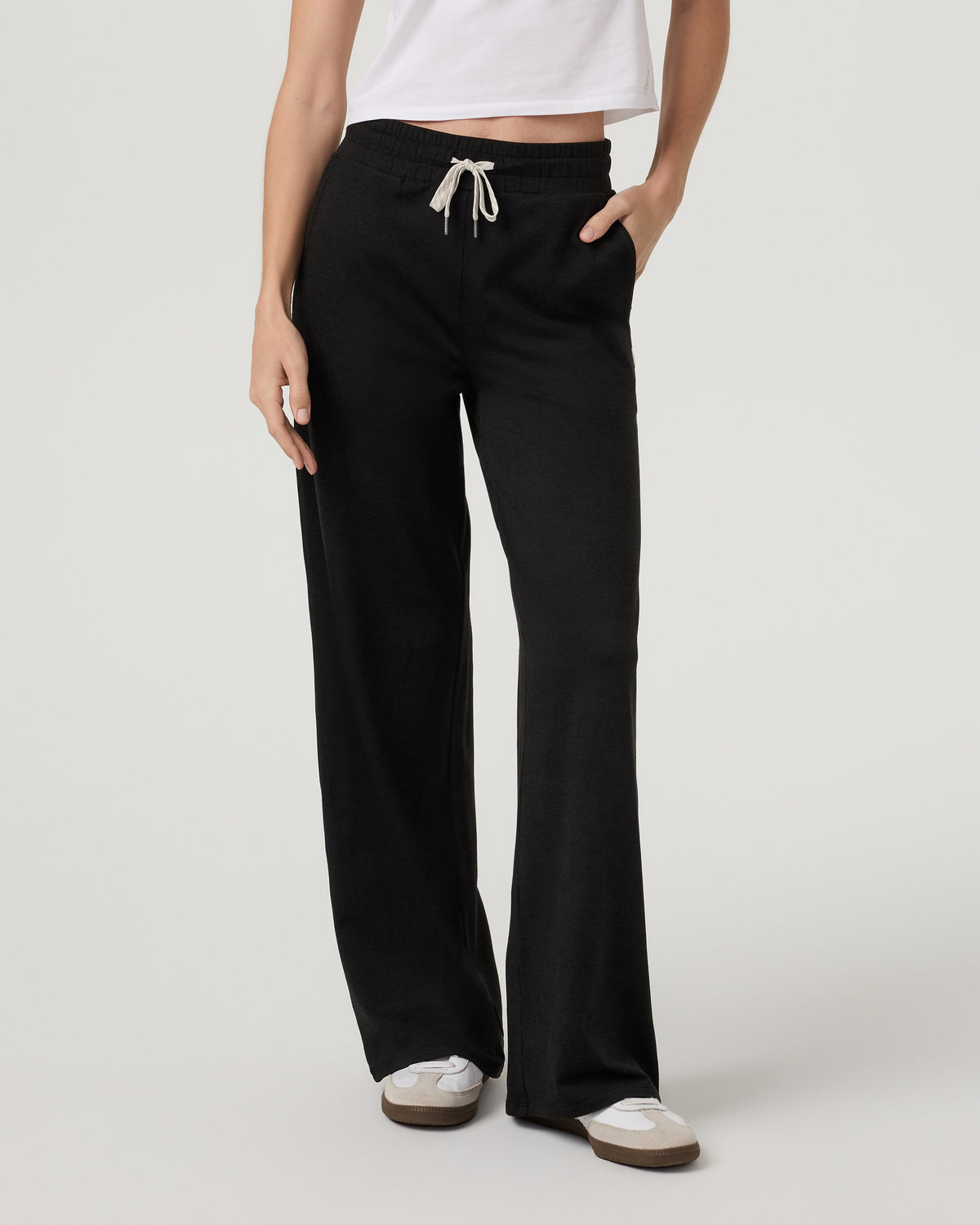 Halo Essential Wideleg - Short Black Heather - Image 2